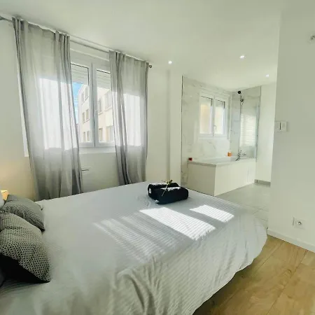 Apartamento Le Terra-cota 3 Ch Privées 10' Gare-port Et Plage, Wfi, Cosy *