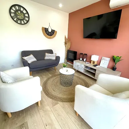 Apartamento Le Terra-cota 3 Ch Privées 10' Gare-port Et Plage, Wfi, Cosy